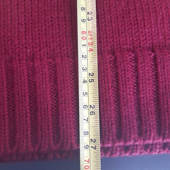 Polo Ralph Lauren SZ XL Vintage Wool Alpine Heavy Red & Beige Outdoor Sweater - Picture 12 of 16